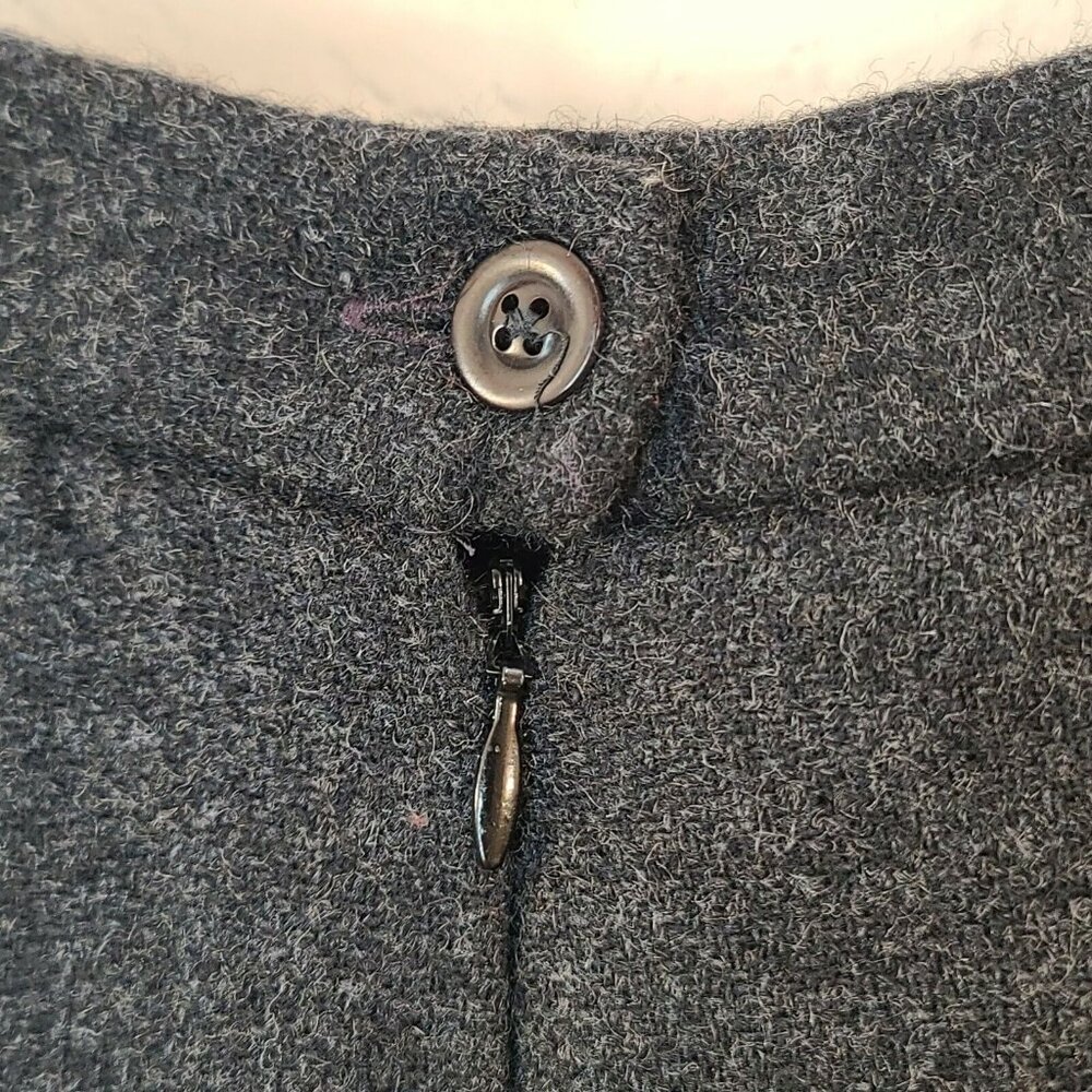 Gap Womens Skirt Size 1 Gray Wool Blend Mini A-line Casual Work Office Career - Picture 8 of 12